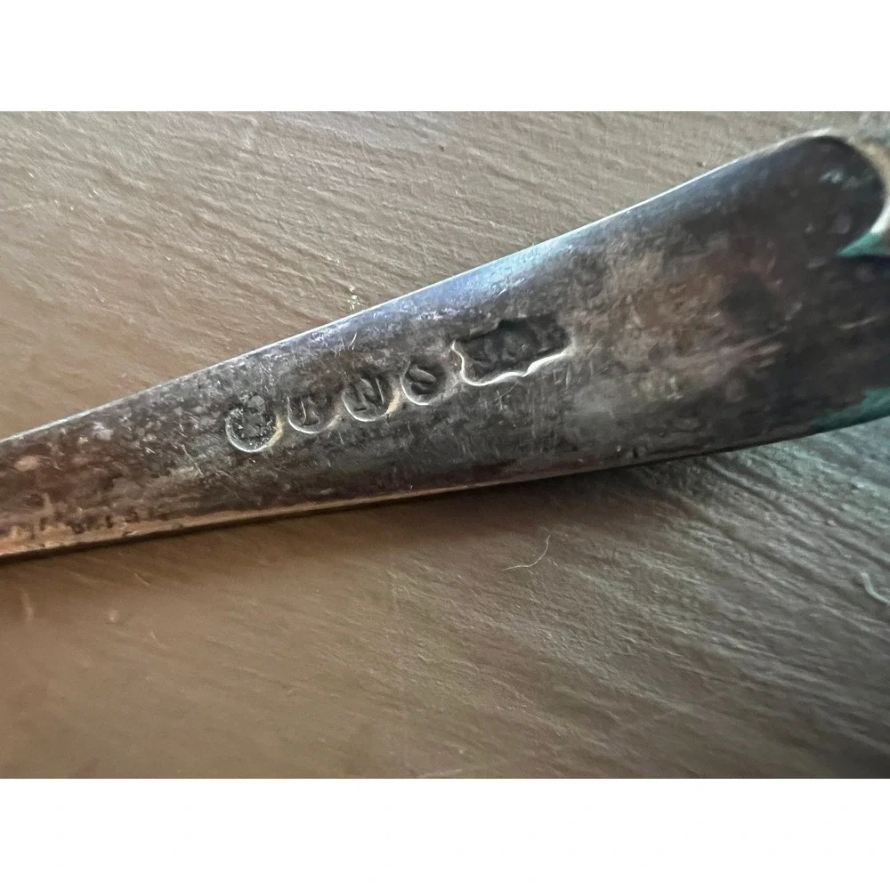 Vintage EPNS Silver Plated Salt Spoon 5